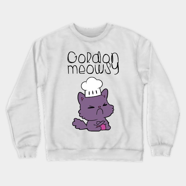 Gordon Meowsy Crewneck Sweatshirt by lilmousepunk